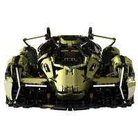 Thumbnail for Building Blocks Tech MOC Lambo V12 Vision GT Racing Car Bricks Toys EU Construction Set Toys - 8