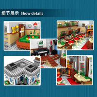 Thumbnail for Building Blocks MOC Street Experts City Queen Bricktoria Bricks Toys Construction Set Toys - 4