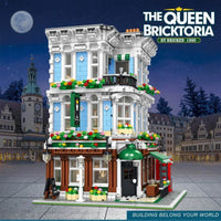 Thumbnail for Building Blocks MOC Street Experts City Queen Bricktoria Bricks Toys Construction Set Toys - 1