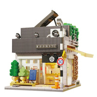 Thumbnail for Building Blocks Creator MOC Japanese Summer Coffee Shop Bricks Toys 66007 Construction Set Toys - 2