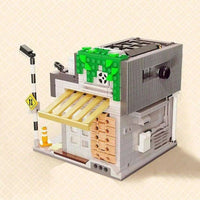 Thumbnail for Building Blocks Creator MOC Japanese Summer Coffee Shop Bricks Toys 66007 Construction Set Toys - 8