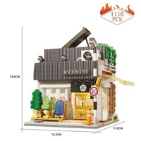 Thumbnail for Building Blocks Creator MOC Japanese Summer Coffee Shop Bricks Toys 66007 Construction Set Toys - 4