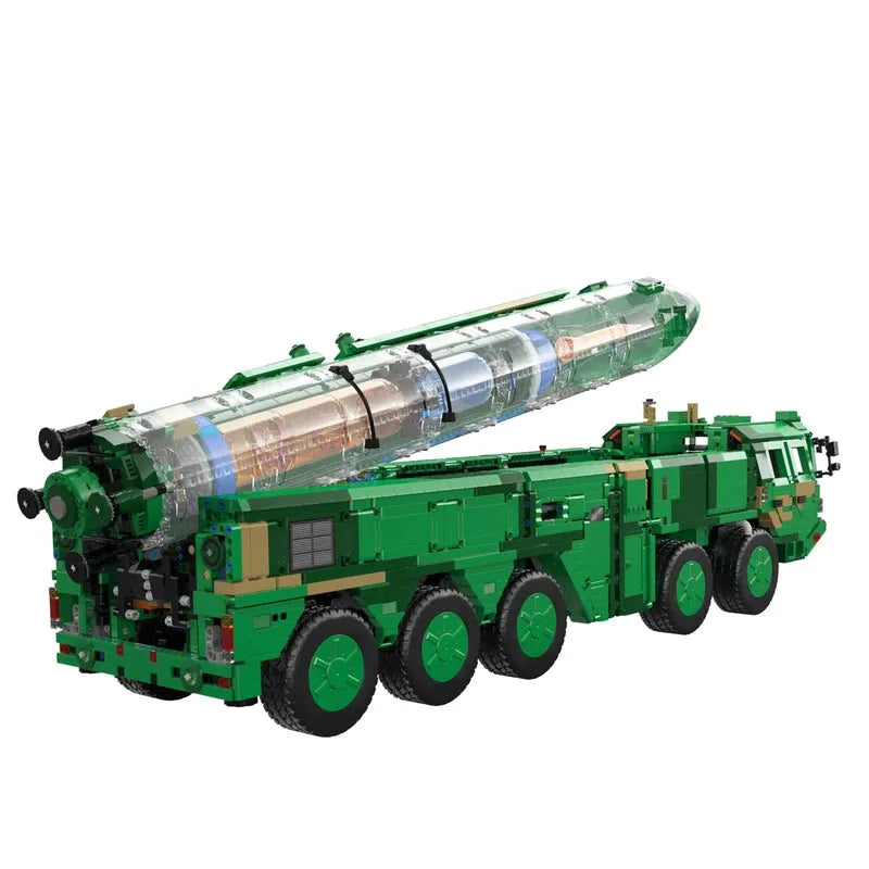 Building Blocks Military MOC DF-21D Anti Ship Ballistic Missile Vehicle Bricks Toy Construction Set Toys - 5