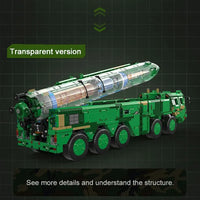 Thumbnail for Building Blocks Military MOC DF-21D Anti Ship Ballistic Missile Vehicle Bricks Toy Construction Set Toys - 11