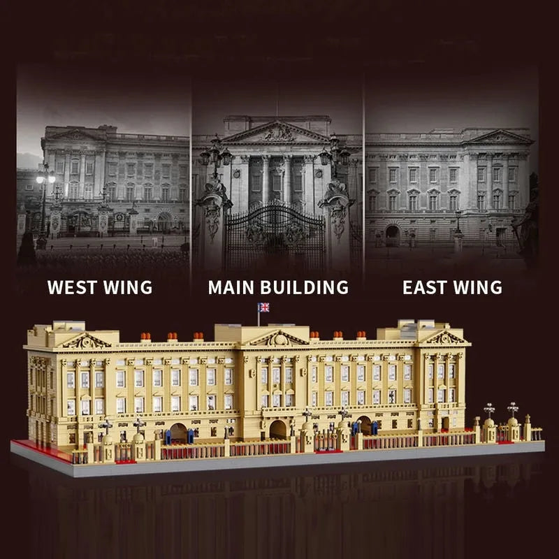 Building Blocks MOC Architecture Street Expert Buckingham Palace Bricks Toys Construction Set Toys - 2