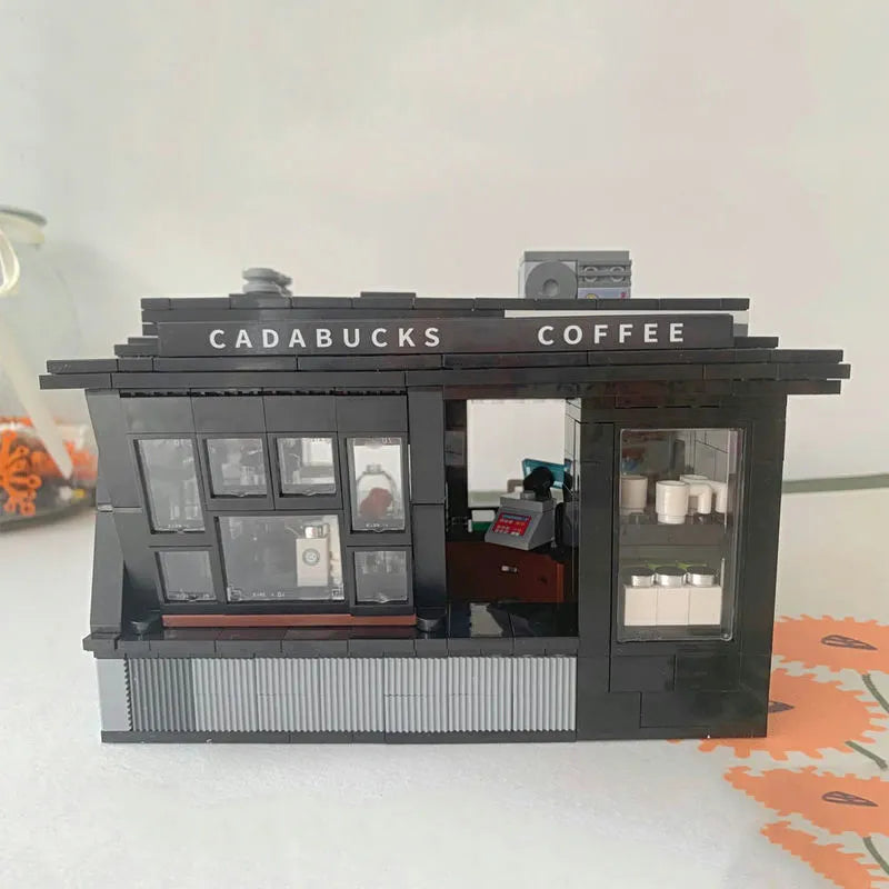 Building Blocks MOC Creator Expert Cafe Store Shop Bricks Toys C66005 Construction Set Toys - 16