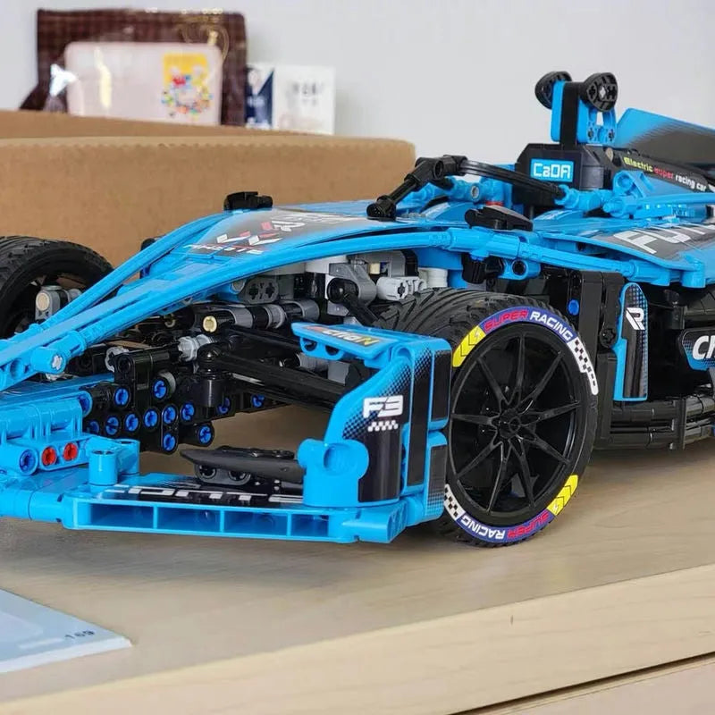 Building Blocks MOC Extreme F1 Racing Super Cars Bricks Toys C64004 Construction Set Toys - 12