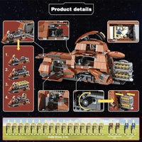 Thumbnail for Building Blocks MOC 05069 Star Wars Trade Federation MTT Bricks Toy - 5