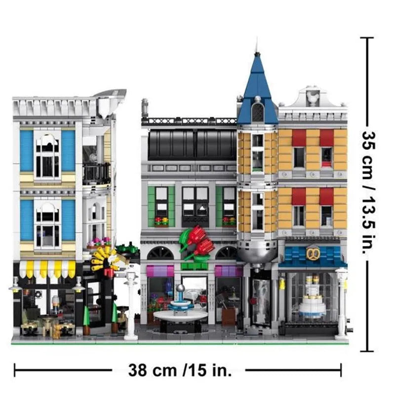 Building Blocks MOC 15019 Expert Creator City Assembly Square Bricks Toys - 3