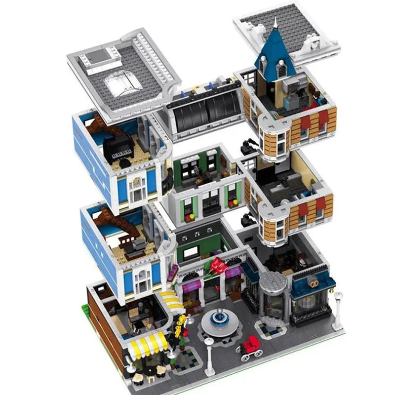 Building Blocks MOC 15019 Expert Creator City Assembly Square Bricks Toys - 5