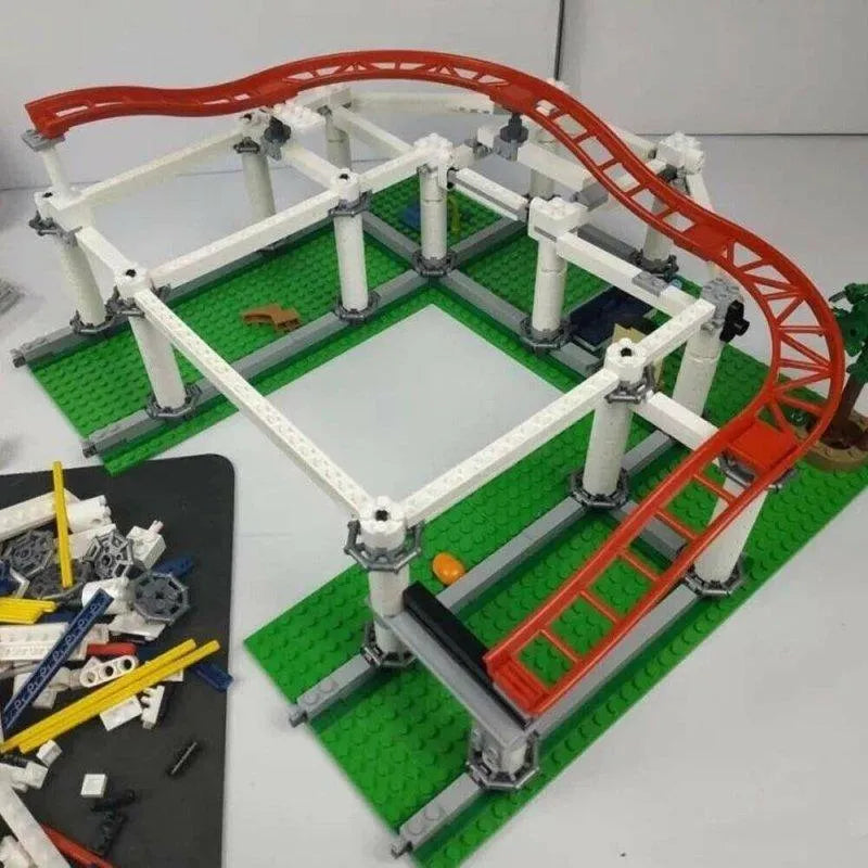 Building Blocks MOC 15039 Creator Expert Motorized Roller Coaster Bricks Toys Construction Set Toys - 10