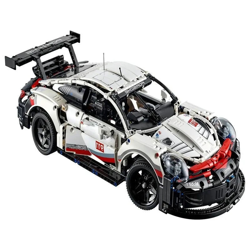 Building Blocks MOC 20097 Tech Porsche 911 RSR Racing Sports Car Bricks Toys - 1