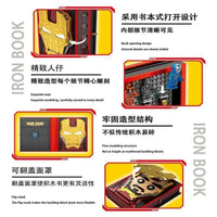 Thumbnail for Building Blocks MOC 3301 Super Hero Movie Marvel Iron Book Bricks Toys Construction Set Toys - 6