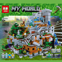 Thumbnail for Building Blocks MOC 76010 Minecraft My World The Mountain Cave Bricks Toys - 3