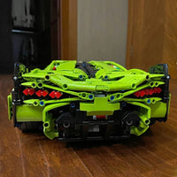 Thumbnail for Building Blocks MOC 81996 Tech Lambo Sian FKP37 Racing Car Bricks Toys Construction Set Toys - 7