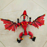 Thumbnail for Building Blocks Block Ninjago MOC Firstborns Dragon 60098 Bricks Toys - 4