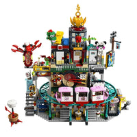 Thumbnail for Building Blocks MOC 86999 Monkie Kid The City of Lanterns Bricks Toy - 1