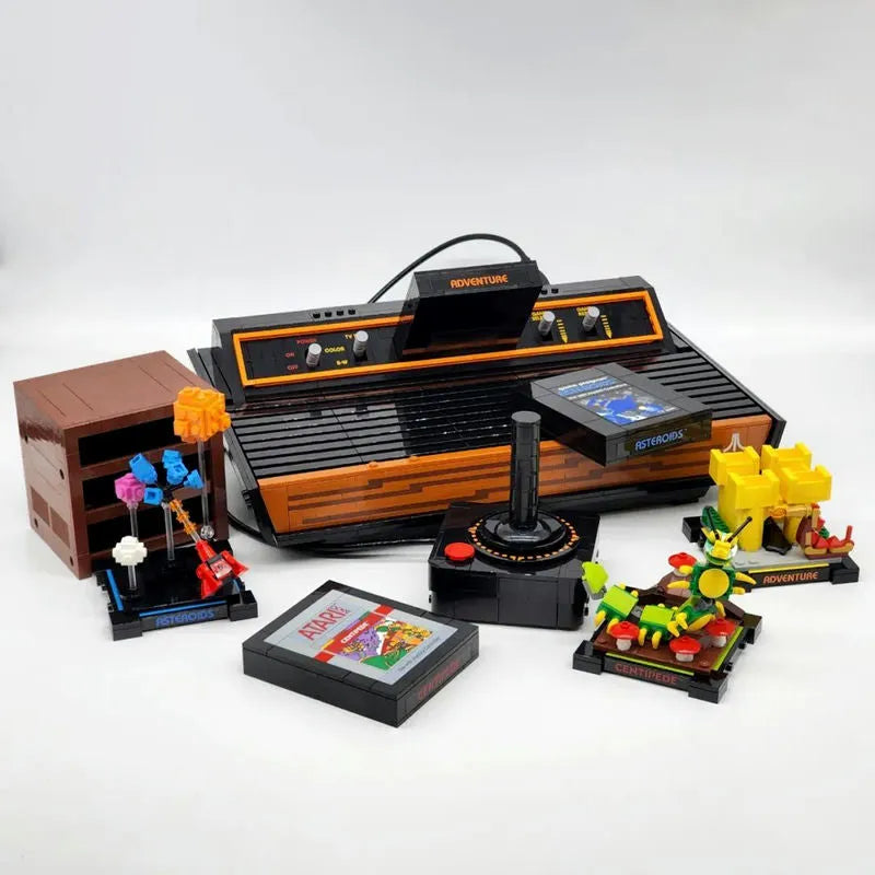 Building Blocks MOC Building Blocks Idea Atari 2600 Game System Bricks Toy Construction Set Toys - 1