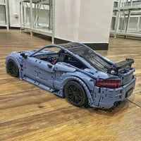 Thumbnail for Building Blocks MOC C005 Benz C63 AMG Racing Concept Car Bricks Toy Construction Set Toys - 10