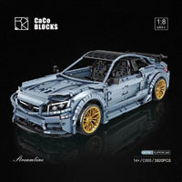 Thumbnail for Building Blocks MOC C005 Benz C63 AMG Racing Concept Car Bricks Toy Construction Set Toys - 2