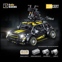 Thumbnail for Building Blocks MOC C020 RC Motorized Safety Mini Sports Car F56 Bricks Toy Construction Set Toys - 2