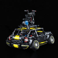 Thumbnail for Building Blocks MOC C020 RC Motorized Safety Mini Sports Car F56 Bricks Toy Construction Set Toys - 4