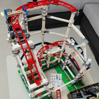 Thumbnail for Building Blocks City Creator Experts MOC Roller Coaster Bricks Toys 15039 Construction Set Toys - 13