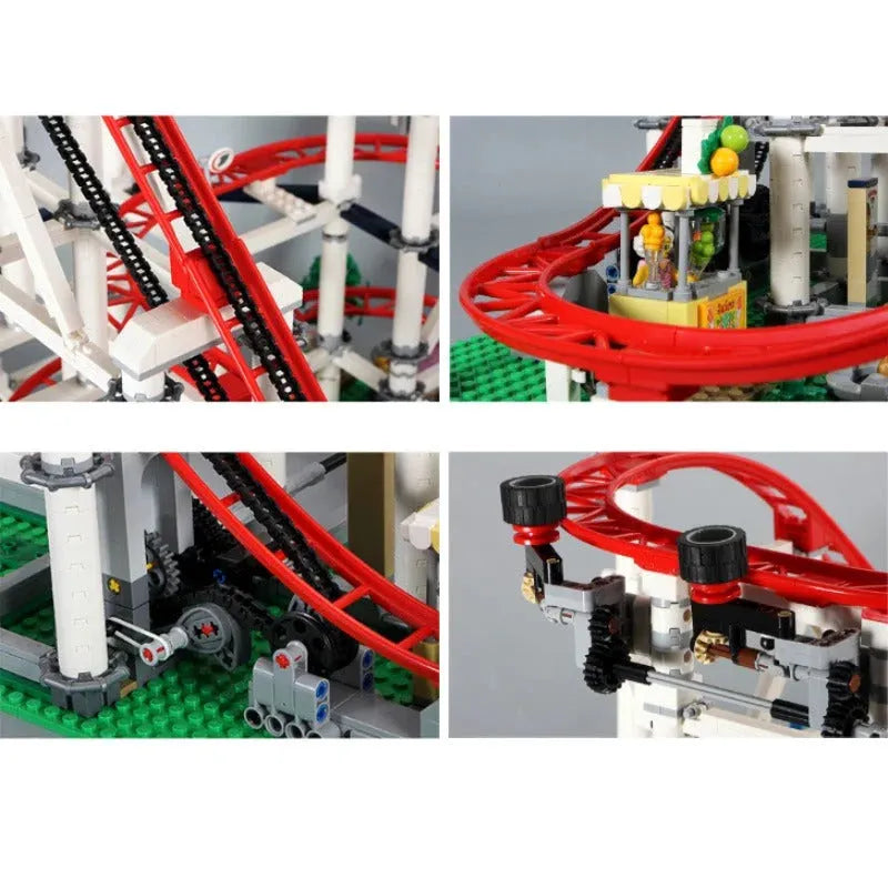 Building Blocks City Creator Experts MOC Roller Coaster Bricks Toys 15039 Construction Set Toys - 12