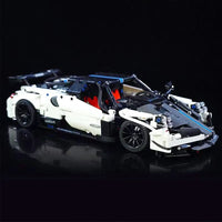 Thumbnail for Building Blocks MOC Concept Pagani Roadster Sports Car Bricks Toys C017 Construction Set Toys - 9