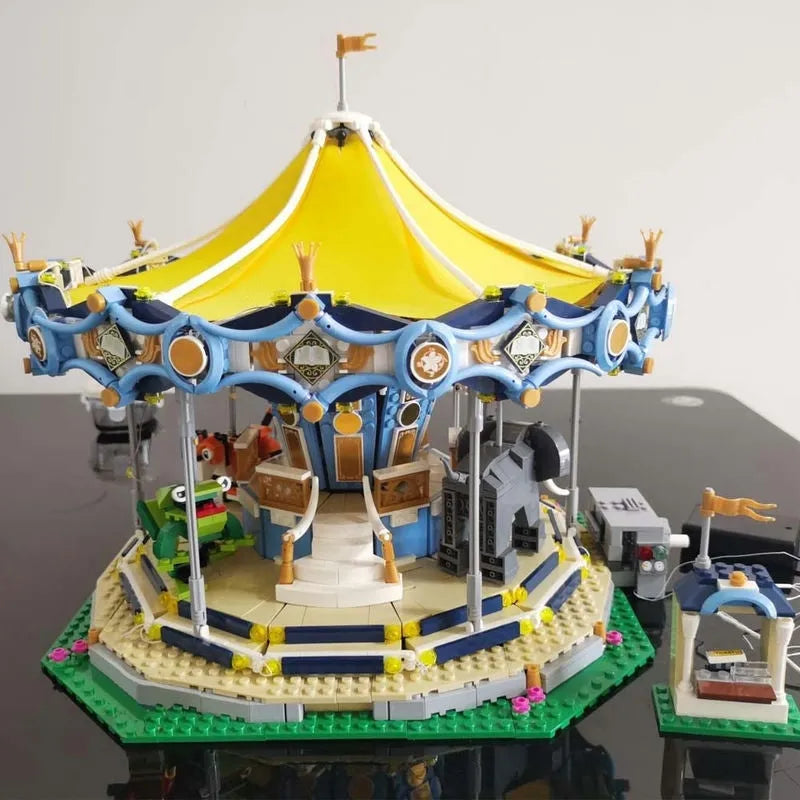 Building Blocks MOC Creator Expert City Carousel Bricks Toys 15036 Construction Set Toys - 9