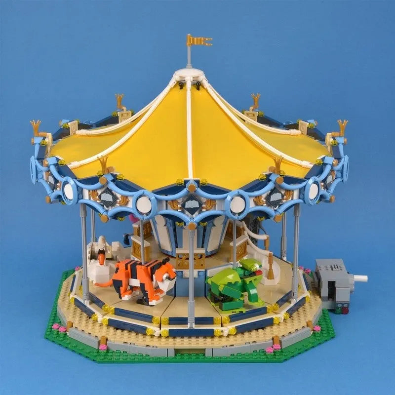 Building Blocks MOC Creator Expert City Carousel Bricks Toys 15036 Construction Set Toys - 14