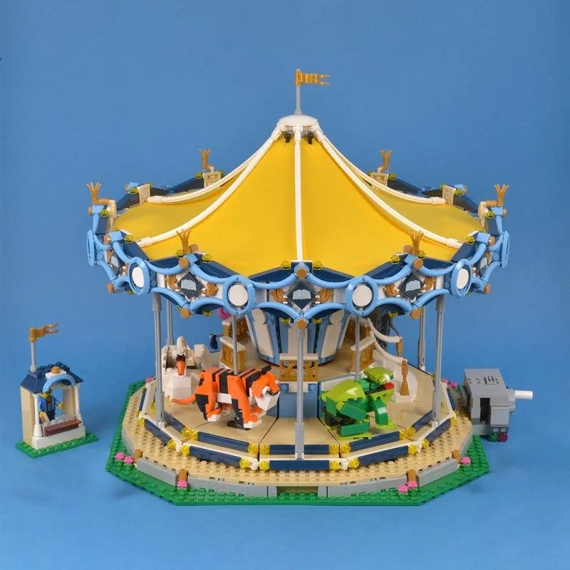 Building Blocks MOC Creator Expert City Carousel Bricks Toys 15036 Construction Set Toys - 13