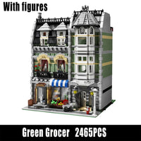 Thumbnail for Building Blocks MOC Creator Expert City Green Grocer Store Bricks Toys EU Construction Set Toys - 3