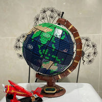 Thumbnail for Building Blocks MOC Creator Experts 95335 The Earth Globe World Map Bricks Toy Construction Set Toys - 3