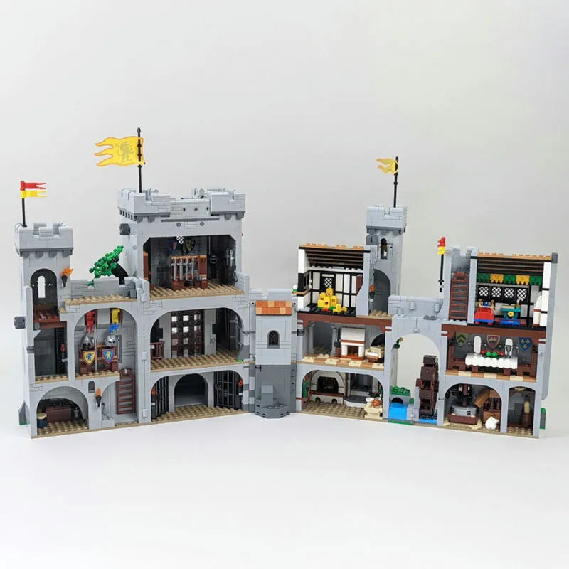 Building Blocks MOC Creator Experts Lion Knight Castle Bricks Toys 85666 Construction Set Toys - 14