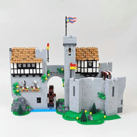 Thumbnail for Building Blocks MOC Creator Experts Lion Knight Castle Bricks Toys 85666 Construction Set Toys - 3