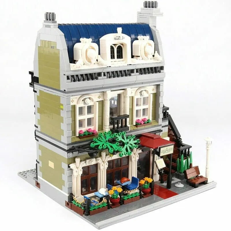 Building Blocks MOC Expert Creator City Parisian Restaurant Bricks Toy 15010 Construction Set Toys - 12