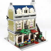 Thumbnail for Building Blocks MOC Expert Creator City Parisian Restaurant Bricks Toy 15010 Construction Set Toys - 12