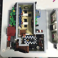 Thumbnail for Building Blocks MOC Expert Creator City Parisian Restaurant Bricks Toy 15010 Construction Set Toys - 9