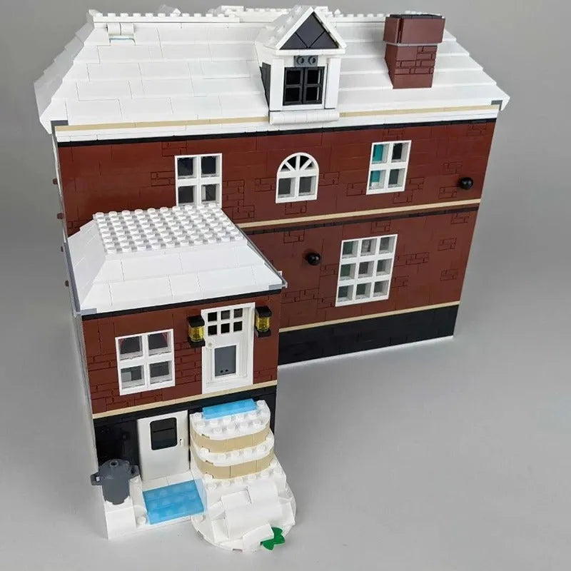 Building Blocks Expert Creator Idea MOC Home Alone House Bricks Toys EU Construction Set Toys - 15