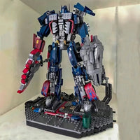 Thumbnail for Building Blocks MOC Expert Cybertron Transformation Robot Bricks Toys Construction Set Toys - 7