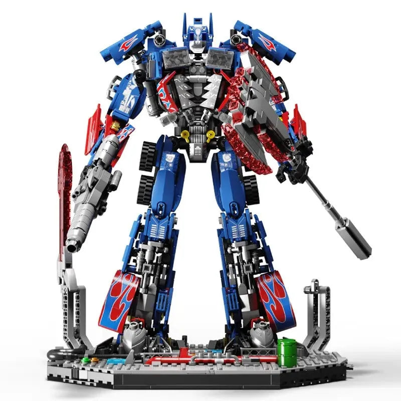 Building Blocks MOC Expert Cybertron Transformation Robot Bricks Toys Construction Set Toys - 1