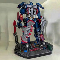 Thumbnail for Building Blocks MOC Expert Cybertron Transformation Robot Bricks Toys Construction Set Toys - 6