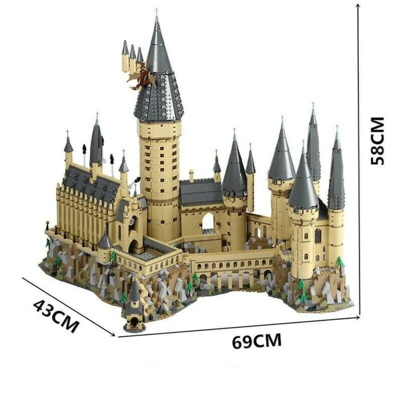 Building Blocks MOC Expert Harry Potter Movie Hogwarts Castle Bricks Toys EU Construction Set Toys - 10