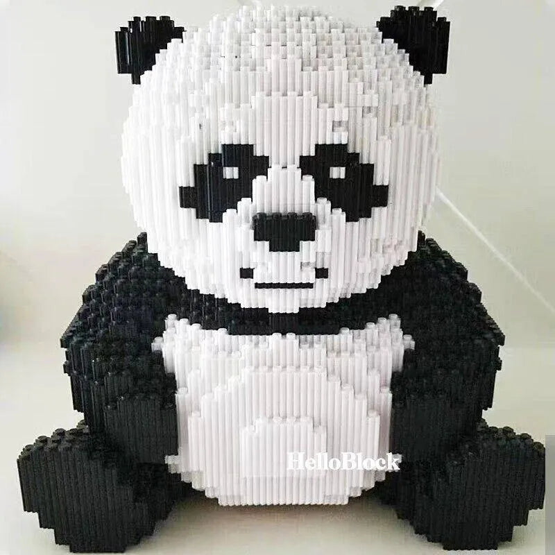 Building Blocks Expert MOC Large Panda Bear MINI Bricks Toys Construction Set Toys - 5