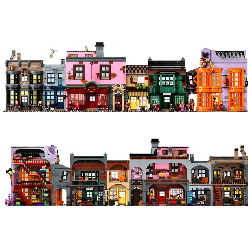 Building Blocks Expert Movie MOC Harry Potter Diagon Alley Bricks Toy Construction Set Toys - 3