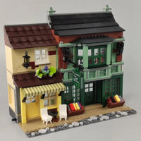 Thumbnail for Building Blocks Expert Movie MOC Harry Potter Diagon Alley Bricks Toy Construction Set Toys - 8