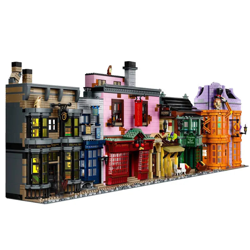 Building Blocks Expert Movie MOC Harry Potter Diagon Alley Bricks Toy Construction Set Toys - 1