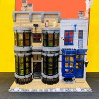 Thumbnail for Building Blocks Expert Movie MOC Harry Potter Diagon Alley Bricks Toy Construction Set Toys - 5