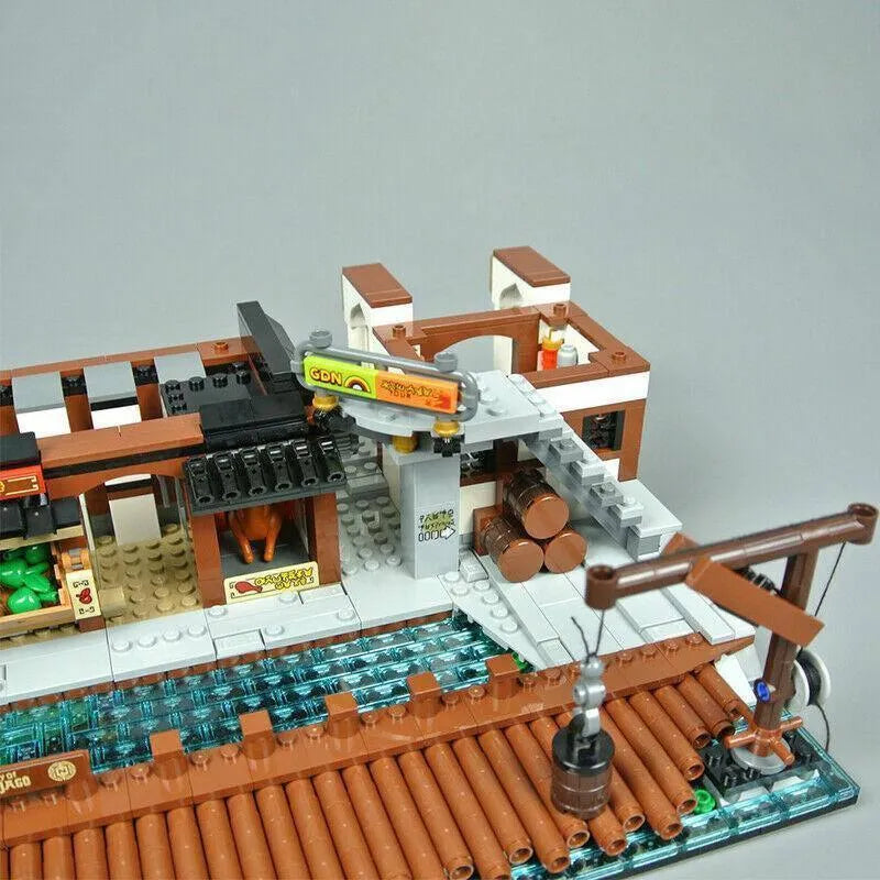 Building Blocks MOC Expert Ninjago 06083 City Docks Harbor Bricks Toy EU - 9